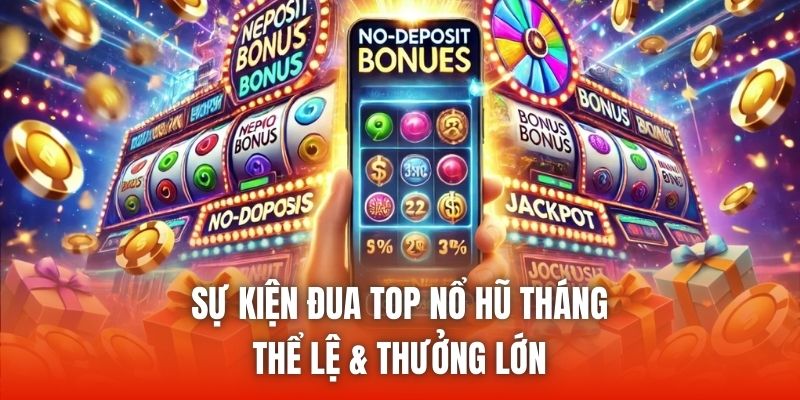 Sự Kiện Đua Top Nổ Hũ Tháng - Thể Lệ & Thưởng Lớn